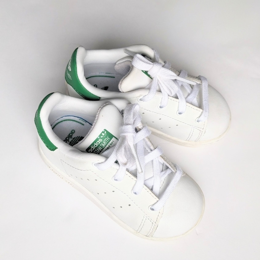 Adidas Stan Smith Kids White/Green Sneakers